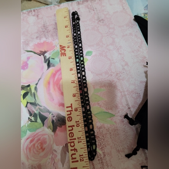 Stainless Steel Black Necklace - Picture 3 of 3